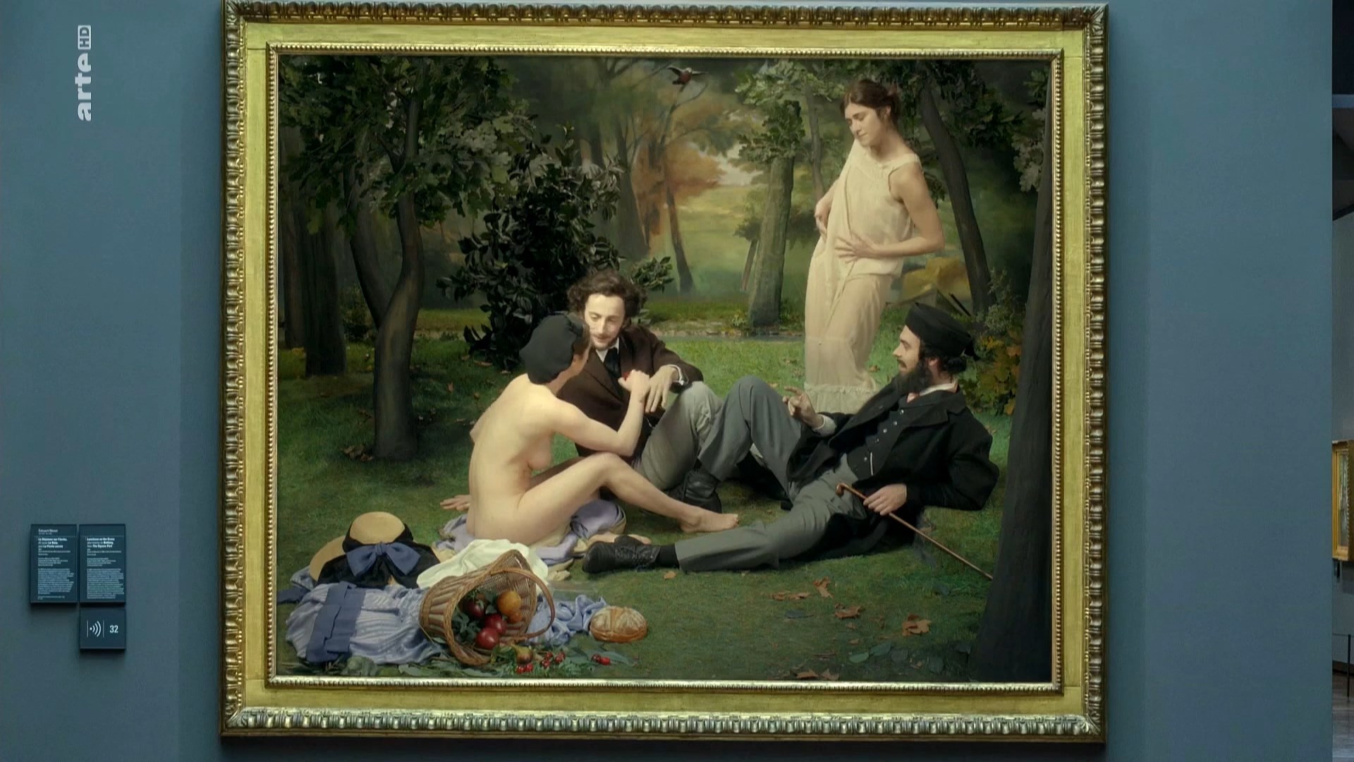 Watch Online - Camille Demoures - A Musee vous, a musee moi Le Dejeuner sur  l'herbe - Libertinage (2019) HD 1080p