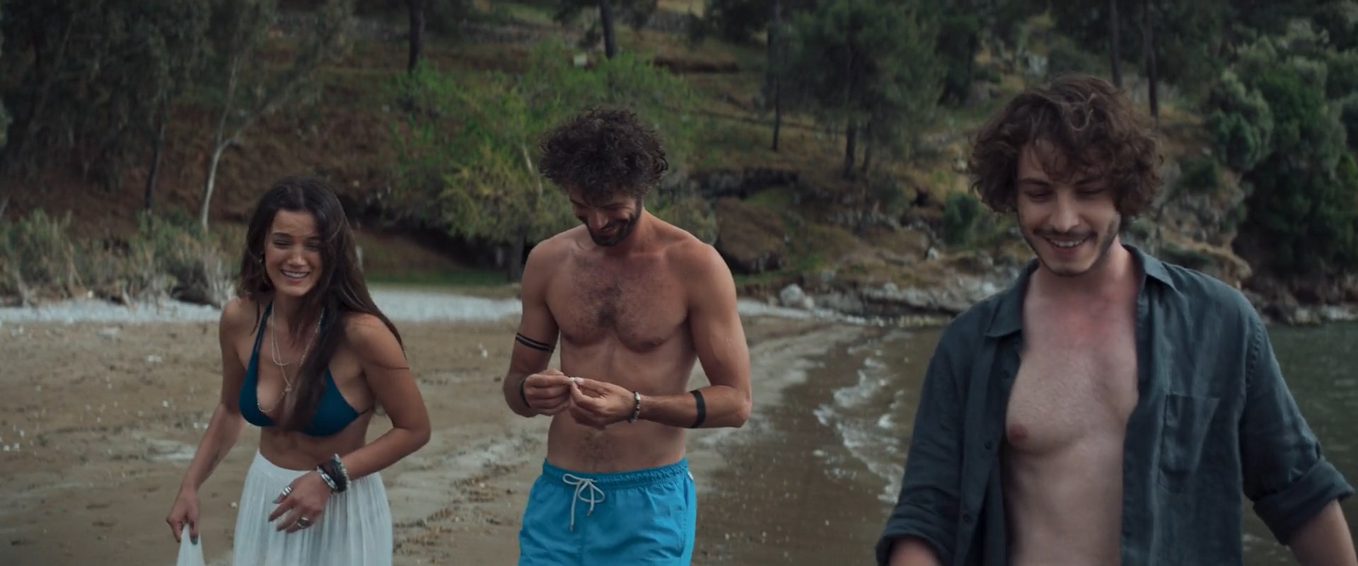 Pinar Deniz Underwear film in Love 101 